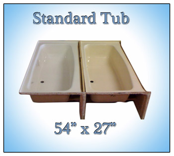 Bath Tubs and Showers for Mobile Home Manufactured Housing