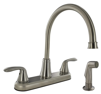 Metal Hi Rise Kitchen Faucet with Sprayer