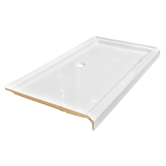 54x27 Fiberglass Replacement Shower Pan