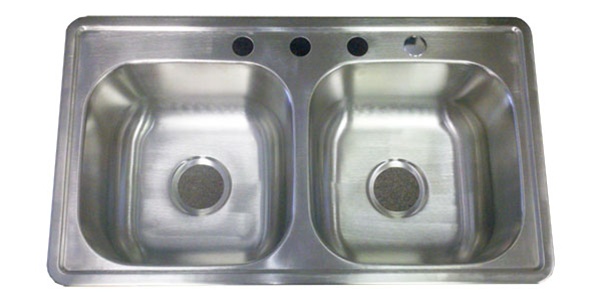stainless steel deep kitchen sink 33x19