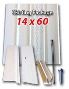 Vinyl Skirting Kit for 14x60 Mobile Home