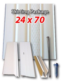 Vinyl Skirting Package 24x70 Mobile Home